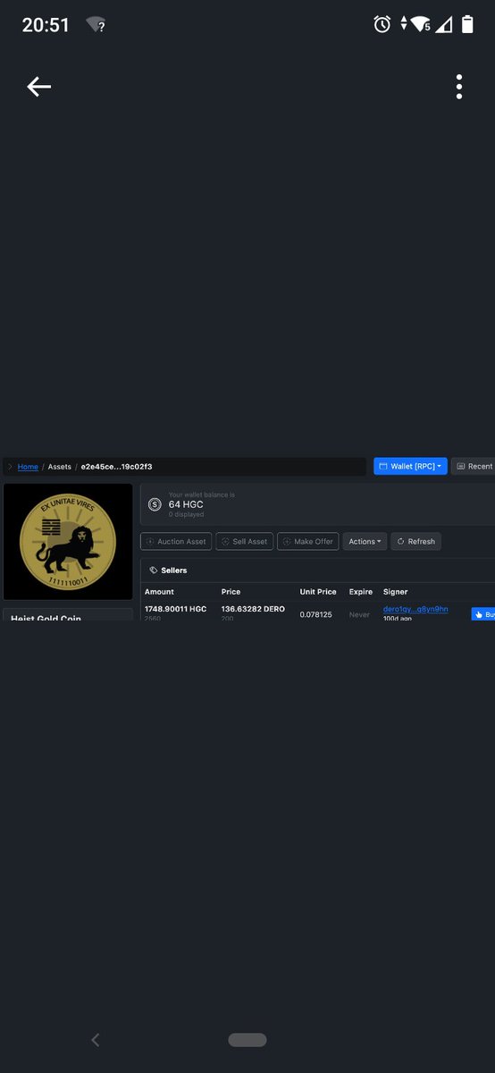 Nicolascryp's tweet photo. @degenscaptain @OleeGrown @qecaaron haaaa thank you very much the dero family.
Everything has been received ๐ the 2 NFTs and the 64 $HGC
#DEROFAM #DERO #XMR https://t.co/ms6MNYJUnC