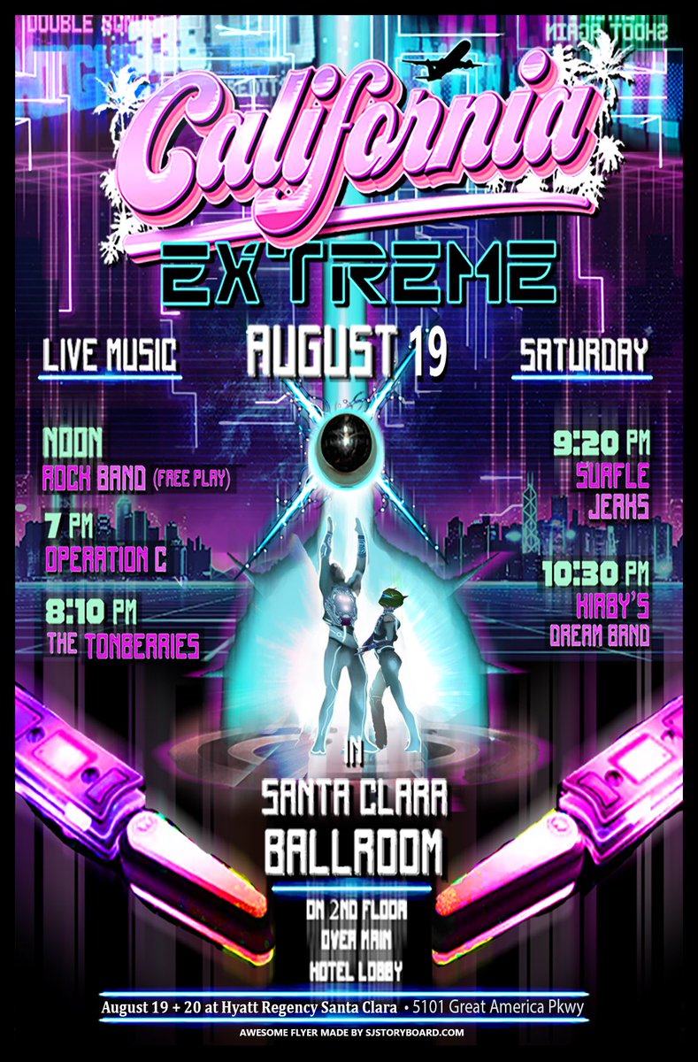 Don’t forget to check out the live music, console games and console vendors upstairs in the hotel! You are seriously missing out if you don’t!