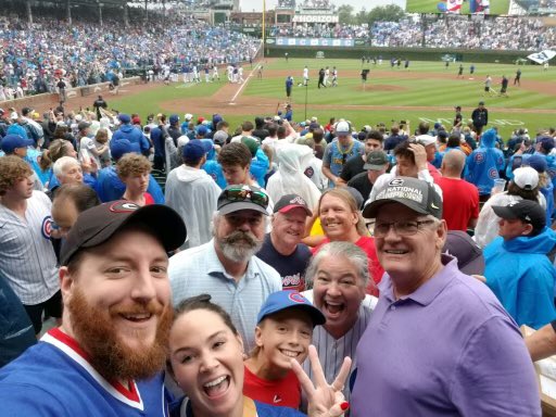 Happy Birthday to my son, Jeremy! Got to enjoy Wrigley and some great Cubs wins with him and his wife Carrie and others this past weekend.