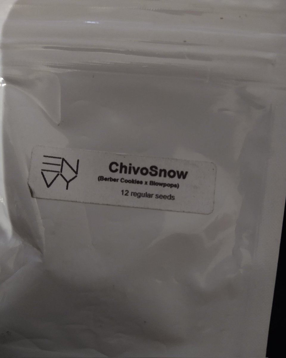 DustinFlowerz's tweet photo. Envy Genetics Chivo Snow 70sl shipped. Only 5 packs released. https://t.co/eS4G8SkGWs
