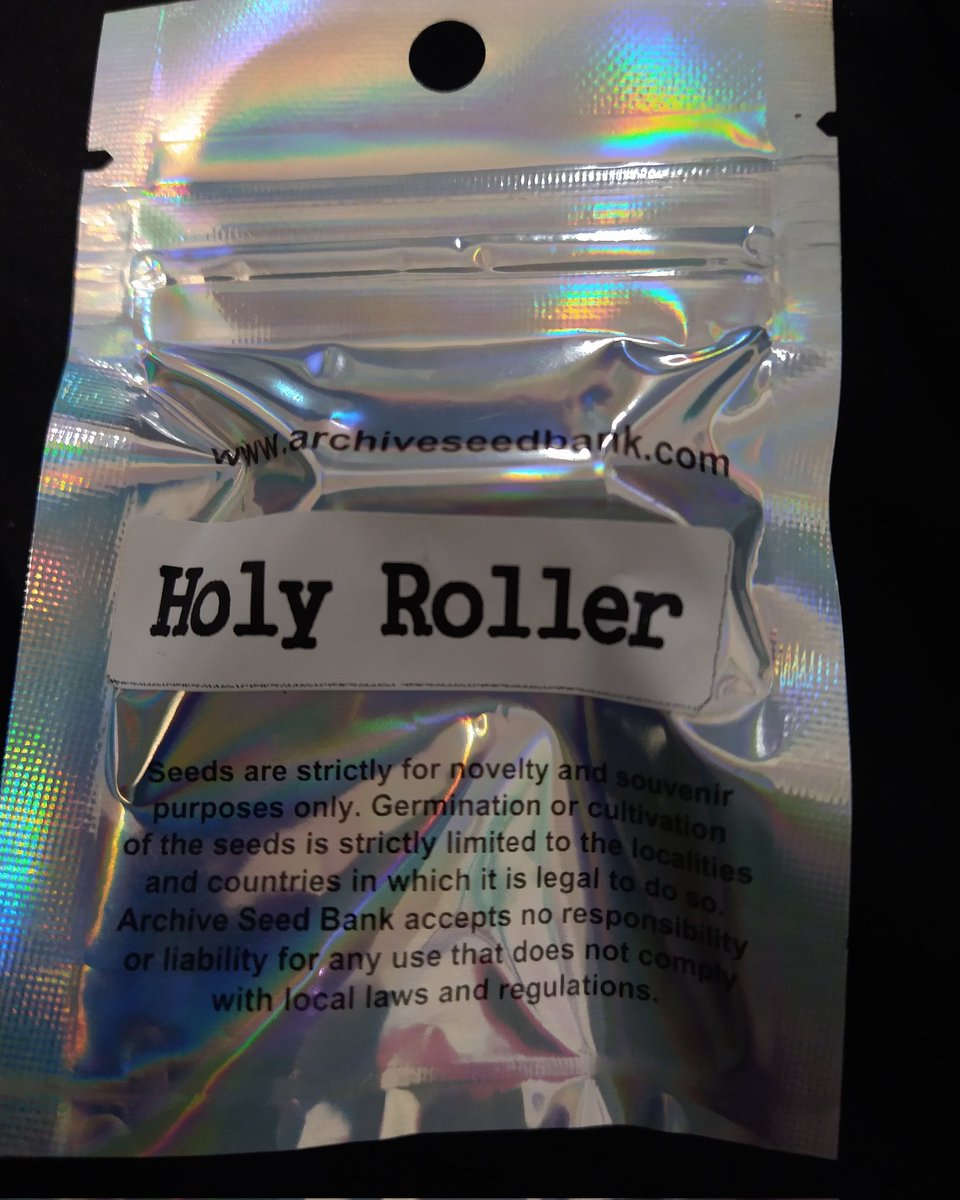 DustinFlowerz's tweet photo. Archive Seedbank Holy Roller..70 shipped. Had to open the pack to verify how many seeds were inside due to no identifying marks on the pack itself. https://t.co/SUJqrUEvkt