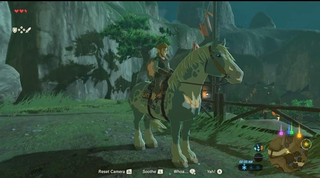 Emberfeathers's tweet photo. Got my first horse 7 years ago today in #legendofzeldabreathofthewild and I still haven't finished!

Streaming @ 3pm est on Twitch. Back to the Beastie.

#zeldabotw #legendofzelda #TwitchStreamers #gamergal https://t.co/Rm4yzVf75m