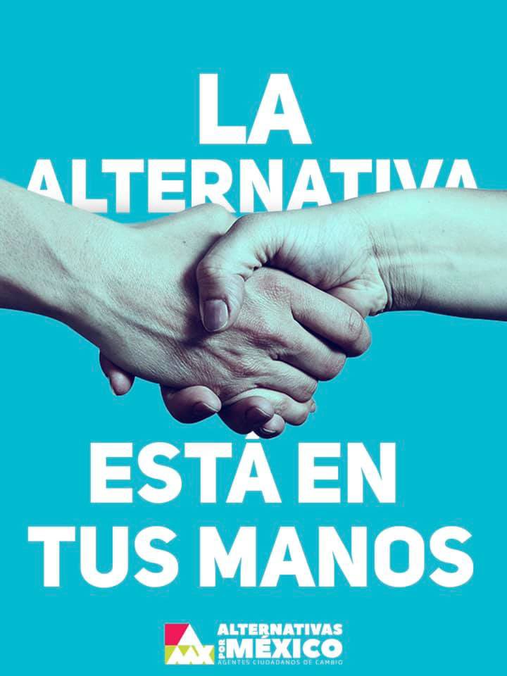 En #AlternativasPorMéxico buscamos pasar de la protesta a la propuesta y del dicho al hecho. México 🇲🇽 sí tiene alternativas.