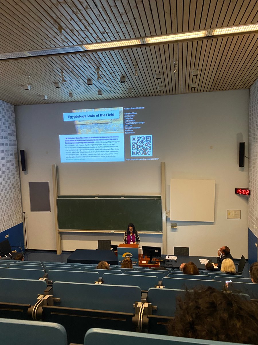 The ESotF project was spotted in the wild at <a href="/ICE2023Leiden/">ICE 2023</a>. Dr. Jennifer Babcock included the project in her stellar talk, "Diversity, Equity, Inclusion, and Access: How Local Communities and Public Education Can Serve #Egyptology, and Vice-Versa." 📸 Dr. Julia Troche