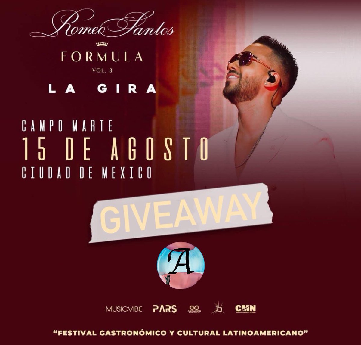 🎤 GIVEAWAY Romeo Santos 🎤

🎫 Pase Doble para el concierto de #RomeoSantos en el Campo Marte de la CDMX este 15 de Agosto 🎫

MECÁNICA:
1. Seguirme <a href="/ailoviutl/">Ángel Rey 👑</a>
2. Dar Like y RT a este Tweet
3. Responde a este tweet la siguiente pregunta ¿Porque te consideras fan de Romeo Santos?