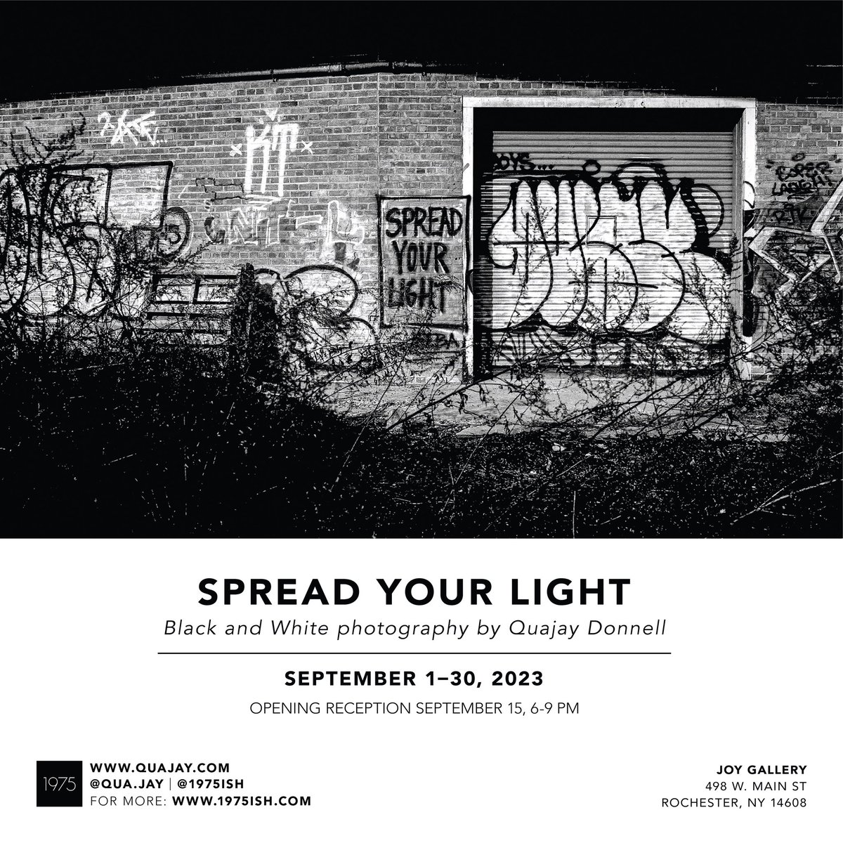 E2 … I have a solid team assisting on my upcoming solo exhibition, Spread Your Light. Erich Lehman, standing, is curating and Eric Kunsman, seated, is the printing genius. Hope you’ll join me for the opening reception on 9/15.