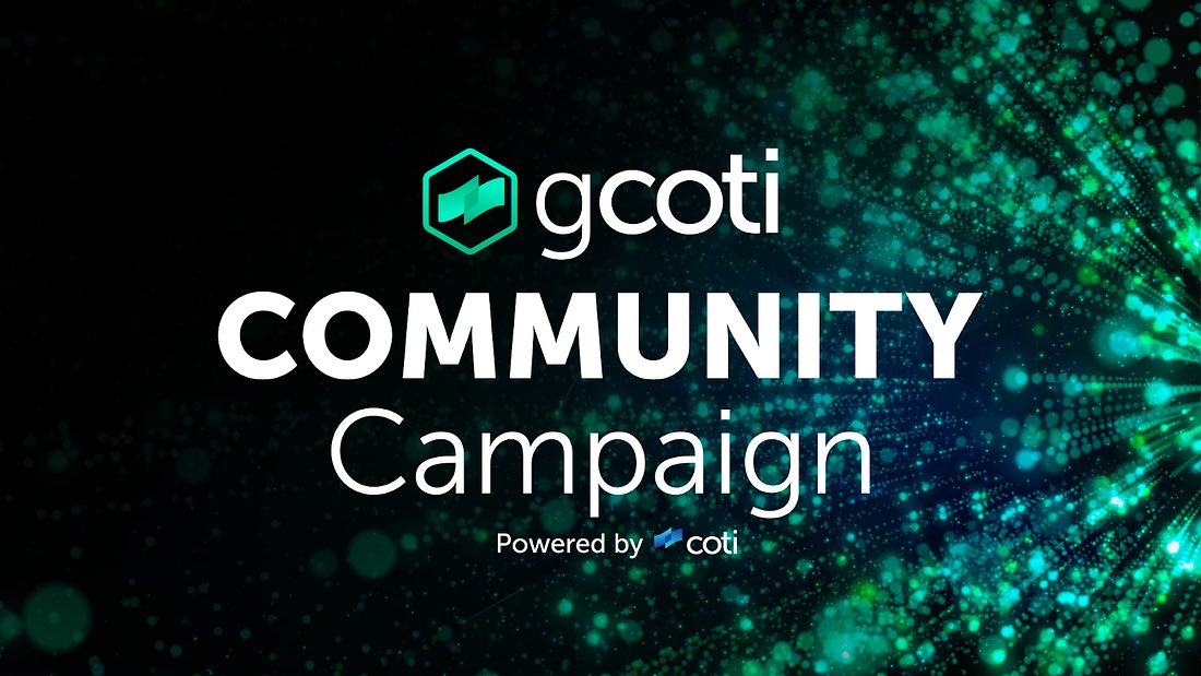 GcotiCC's tweet photo. 372 followers…
We have some work to do $Coti community!
Giveaways are supposed to boost followers right? We’re giving away 100,000’s of $gCoti tokens!
Follow us for competition info!
#gCotiCC #StayCoti https://t.co/5zX4NCtpkF