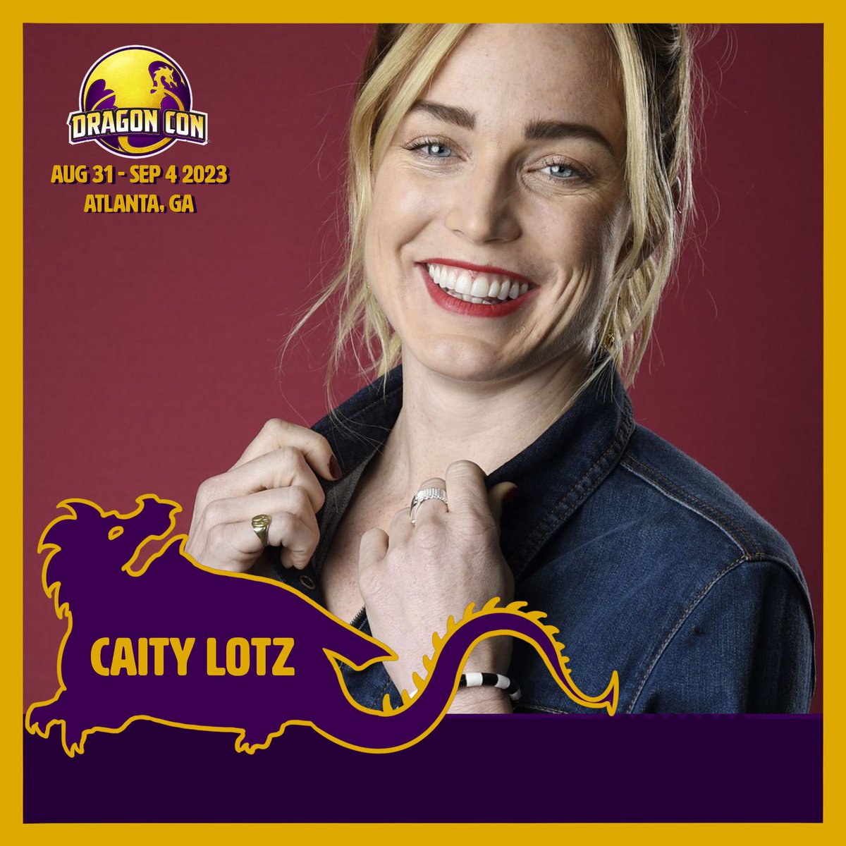 DragonCon's tweet photo. Which cosplay would @caitylotz wear if she went to a convention as a fan? Let's find out at #DragonCon2023 https://t.co/f31JCIgnTk
