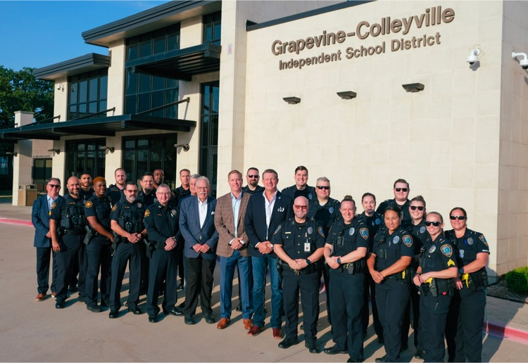 GCISD is proud to announce a partnership with the City of Grapevine and City of Colleyville, along with the Grapevine and Colleyville Police Departments, to employ a full-time School Resource Officer at all GCISD campuses. Learn more: gcisd.net/article/1194038