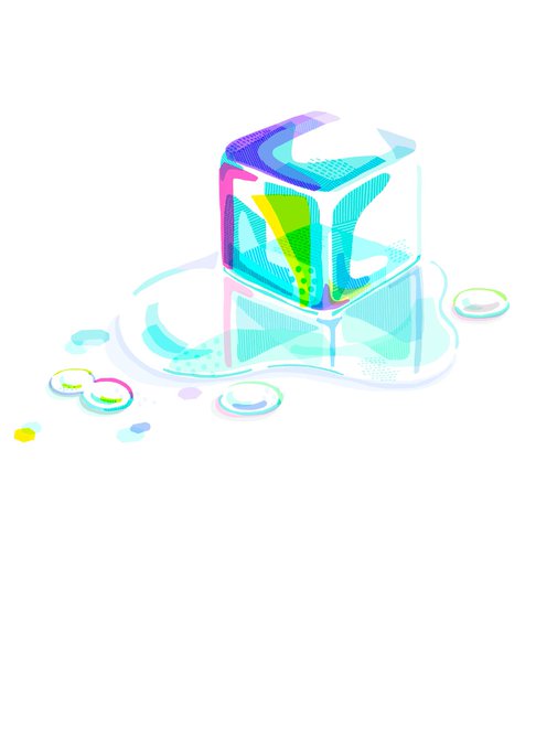 「ice cube water」 illustration images(Latest)
