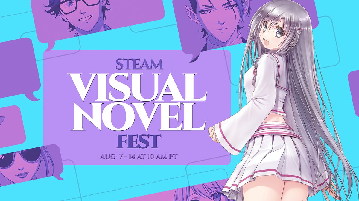 Lucy is also celebrating the STEAM Visual Novel Fest!🥳

Lucy -The Eternity She Wished For- (Visual novel)
store.steampowered.com/app/430960
Ending Theme OST
store.steampowered.com/app/642240
Digital Wallpaper
store.steampowered.com/app/1578780

#Steamvisualnovelfest #visualnovel
