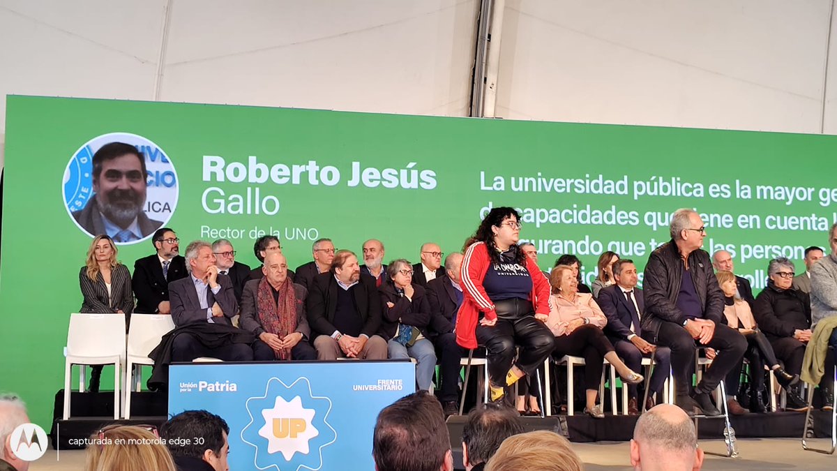 Hoy participamos en la UNSAM del evento "La Universidad con Massa"  más de un centenar de docentes, no docentes, estudiantes y autoridades de la UNO en defensa de esta reconocida institución pública.
