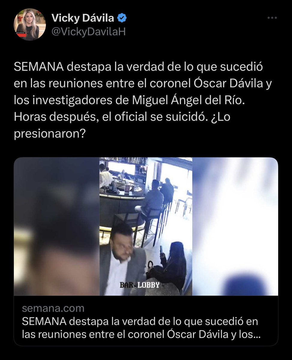migueldelrioabg's tweet photo. Señores ⁦@FLIP_org⁩ denuncio de manera pública la persecución de la Revista Semana y su directora desde hace varios meses con ocasión a mi ejercicio profesional al señalarme como “abogado del régimen” y militante de “izquierda radical” que pone en riesgo mi vida. https://t.co/0ZQKWxnEtp