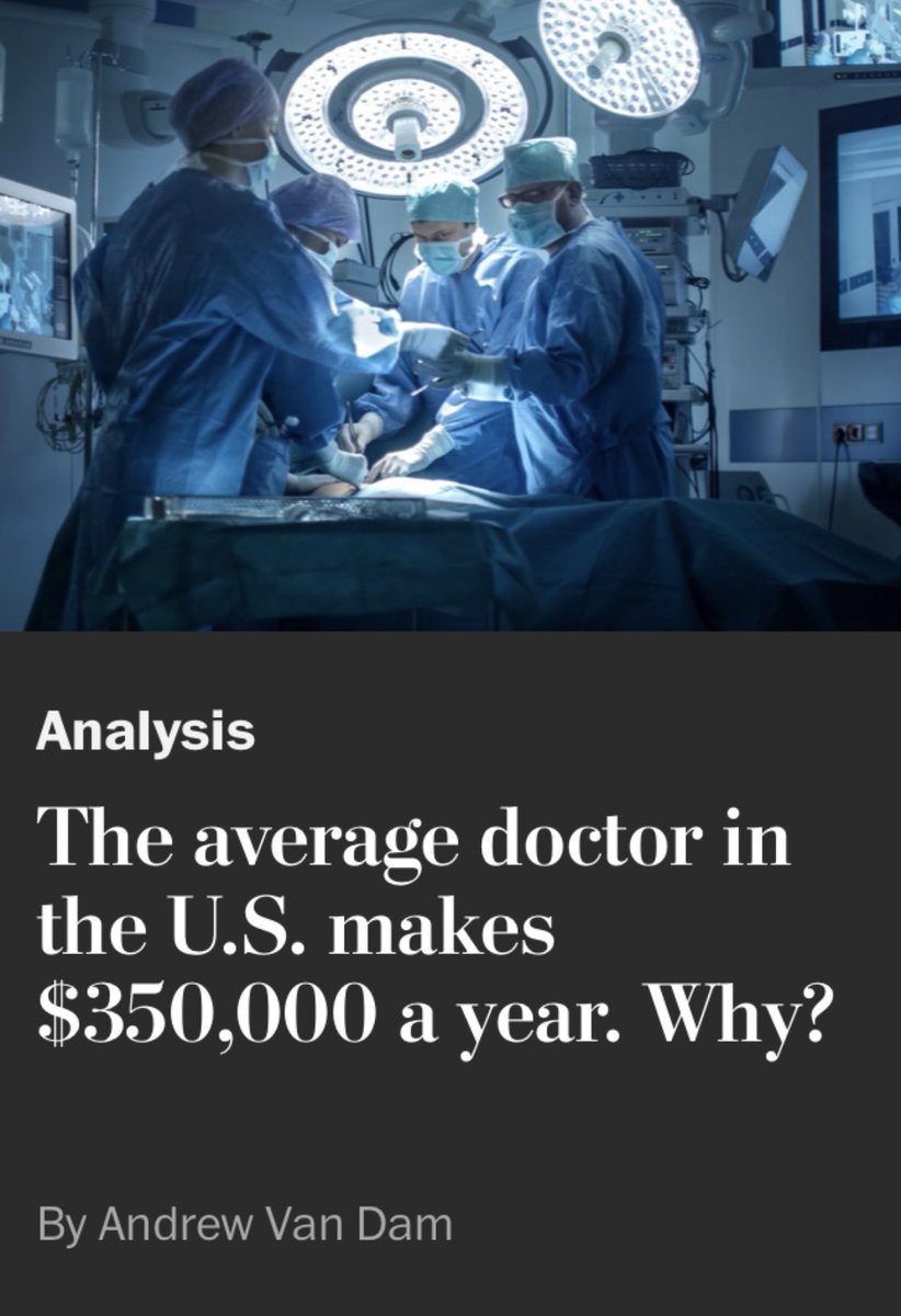 Because they spent over a decade to learn.

Because they made $12/hour for years (as physicians).

Because they put their training ahead of many valuable life goals.

Because they’re on call throughout their working years.

Because they advocate for us.

Because they save lives.