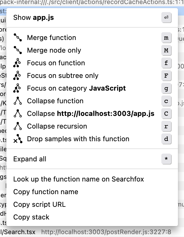 sophiebits's tweet photo. learned from @jitl today that https://t.co/XpFaumUI1T exists – it has these options for the call tree which I have wanted for years in a JS profiling UI https://t.co/i0h29VGOkD