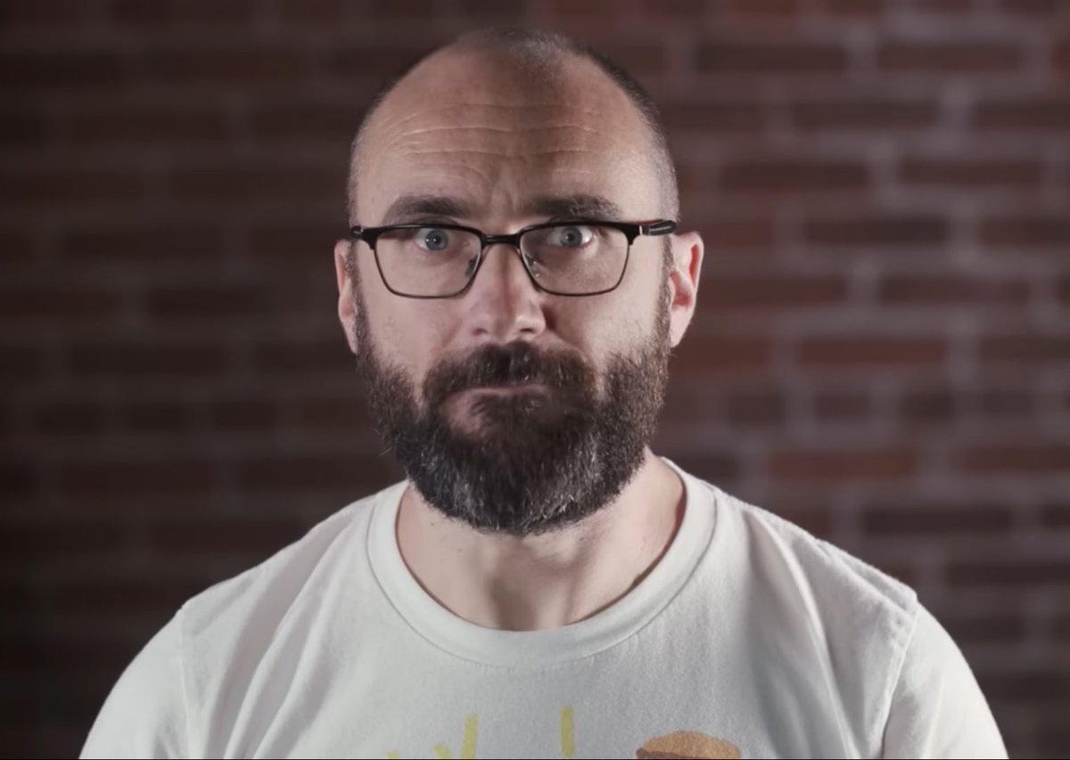 All bald guys with glasses look the same for real tho