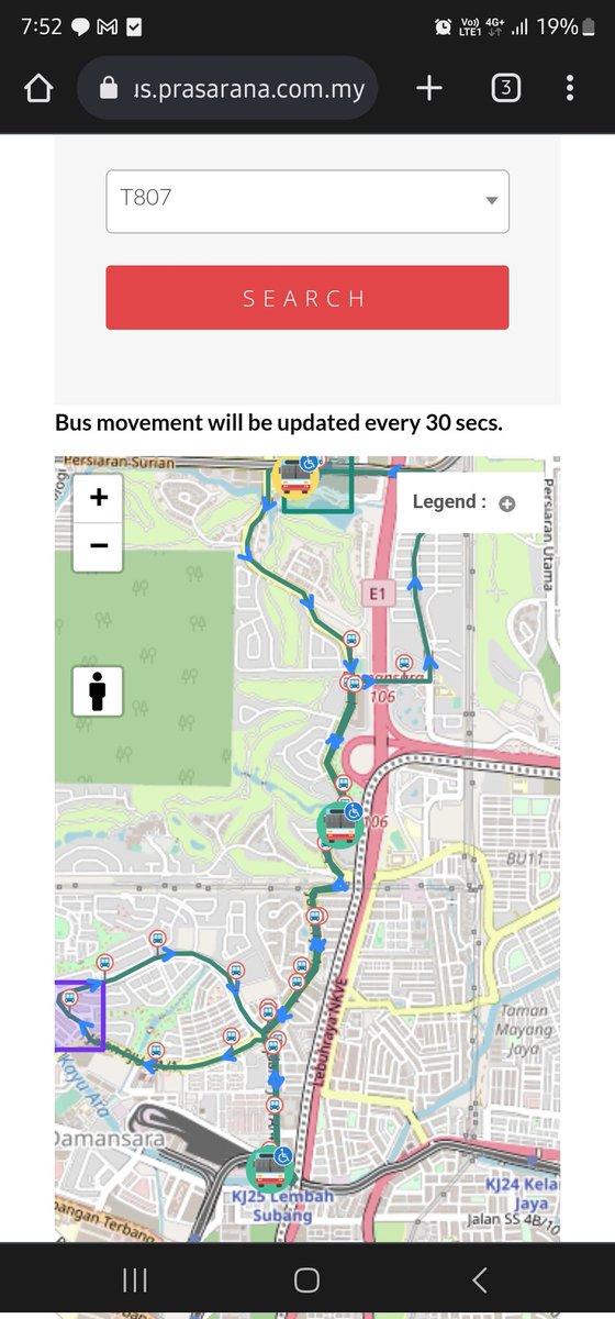 debiphuah's tweet photo. @askrapidkl It has been stuck like this since I started checking it to see where the bus is about 15 minutes ago https://t.co/SnsSFo9vkb