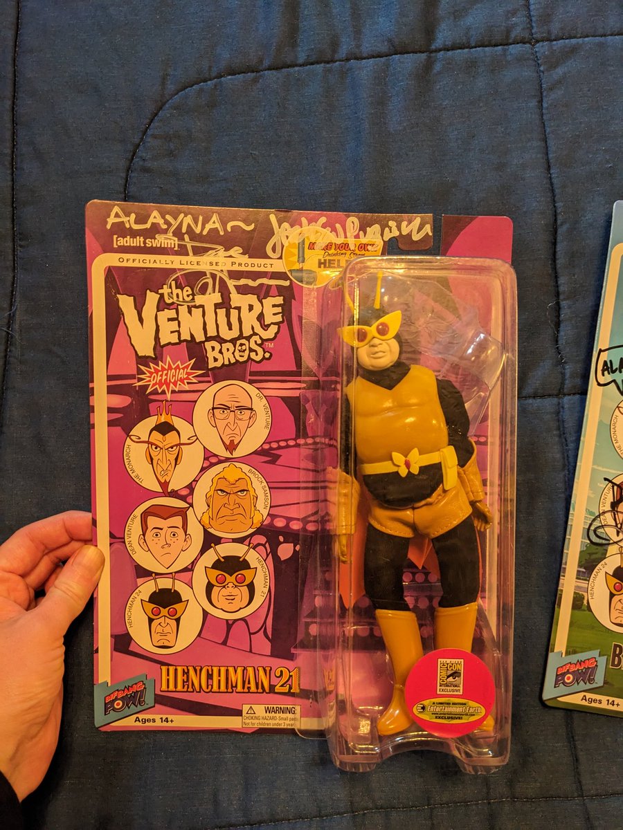 One of the many reasons I married my husband ❤️ he got me these many moons ago at SDCC. #goteamventure #VentureBros #theventurebros
