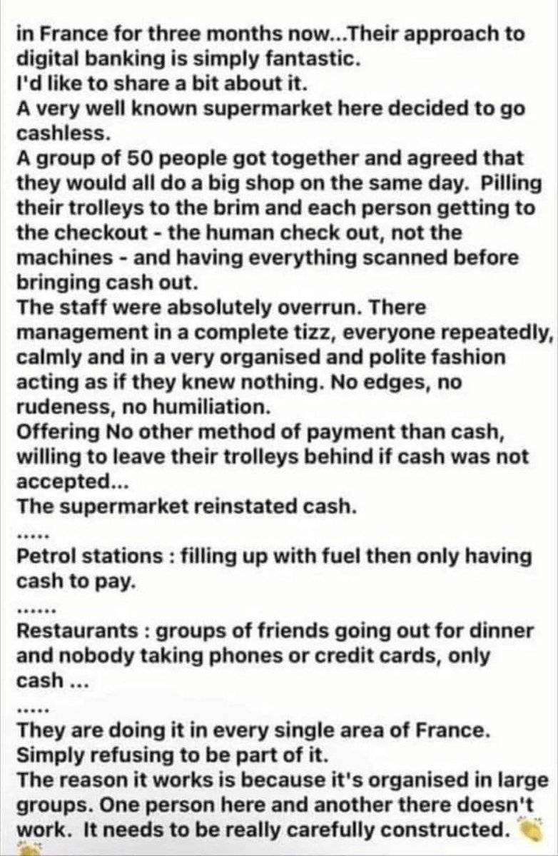 This is how we refuse the CBDC.