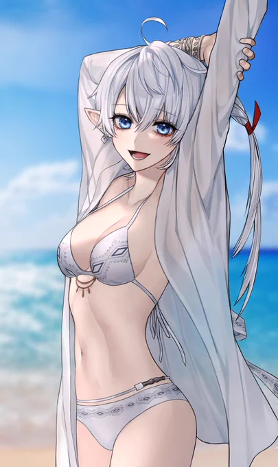 #FF14   여름이니까 알리제랑 무인도 데이트 
