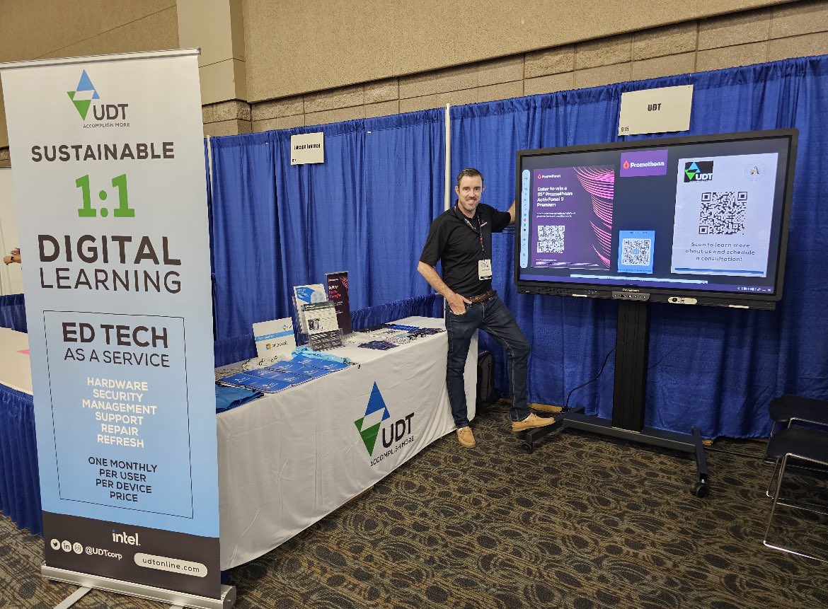 Come and visit <a href="/Promethean/">Promethean</a> and <a href="/UDTCorp/">UDT</a> at the phoenix convention center at NAD educators conference!