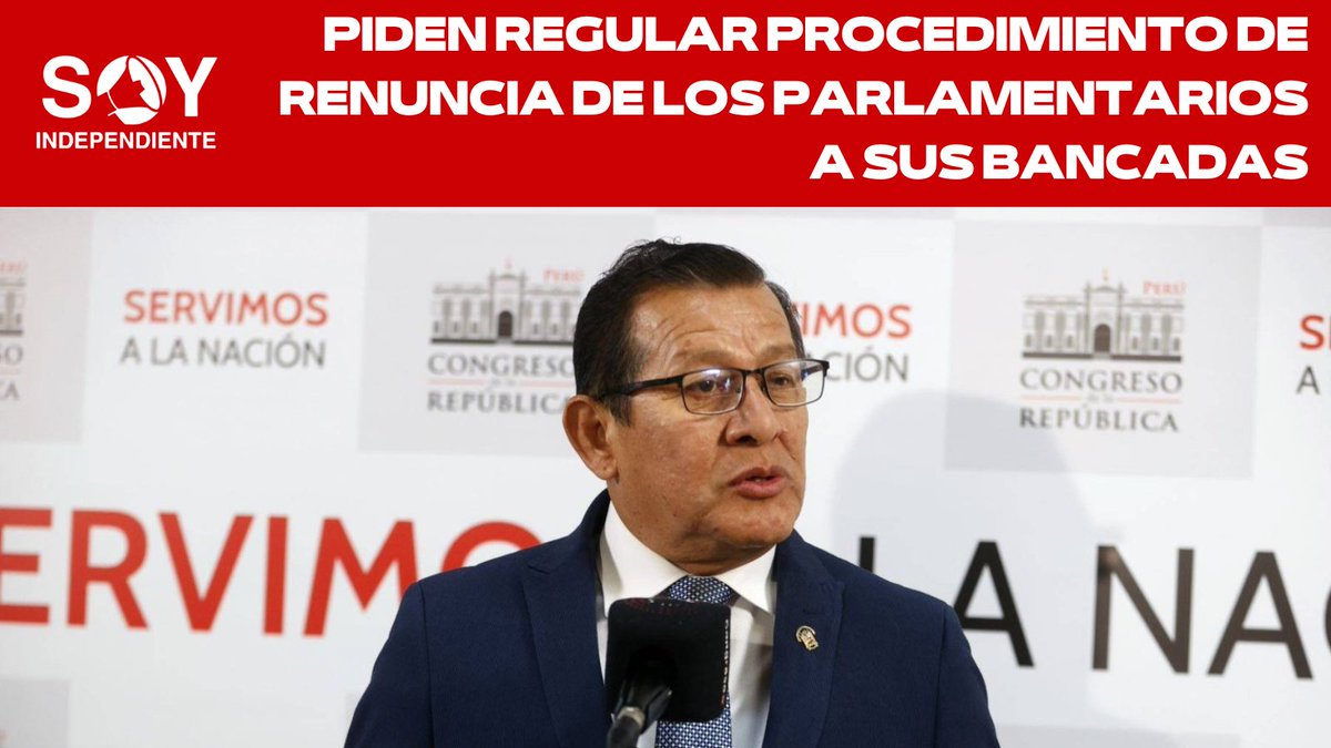 IndependientSoy's tweet photo. 📢 El portavoz alterno de la bancada de #BloqueMagisterial (BM), #AlexParedes, y el vocero de #AlianzaparaelProgreso (APP), Eduardo Salhuana, se mostraron a favor realizar modificaciones en el Reglamento del #Congreso. 👉🏻 https://t.co/nIpG1In7Jo https://t.co/fAJXOwMwbk
