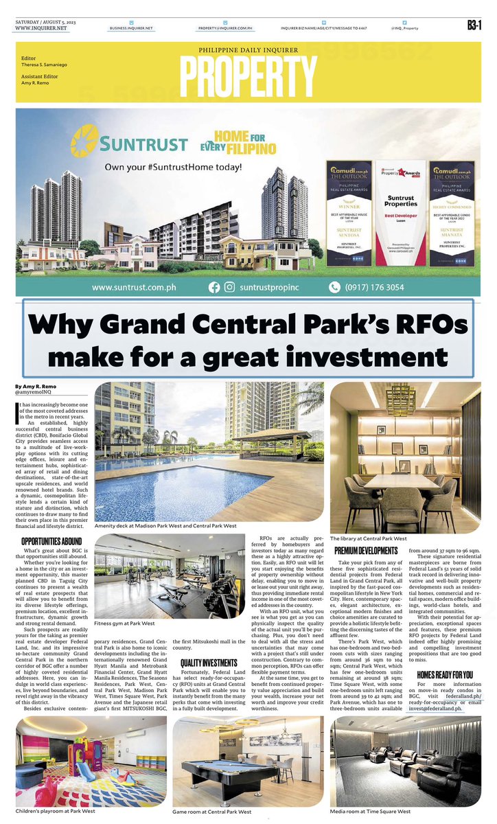 amyrremo's tweet photo. Last Saturday’s 16-page issue of #InquirerProperty gives you all the reasons to check out & invest in PH real estate market. Download the Philippine Daily Inquirer digital newsstand (https://t.co/EEBuARG60p) OR the Inquirer Mobile app for free via Google Play or App Store https://t.co/gZJeoaWRAa