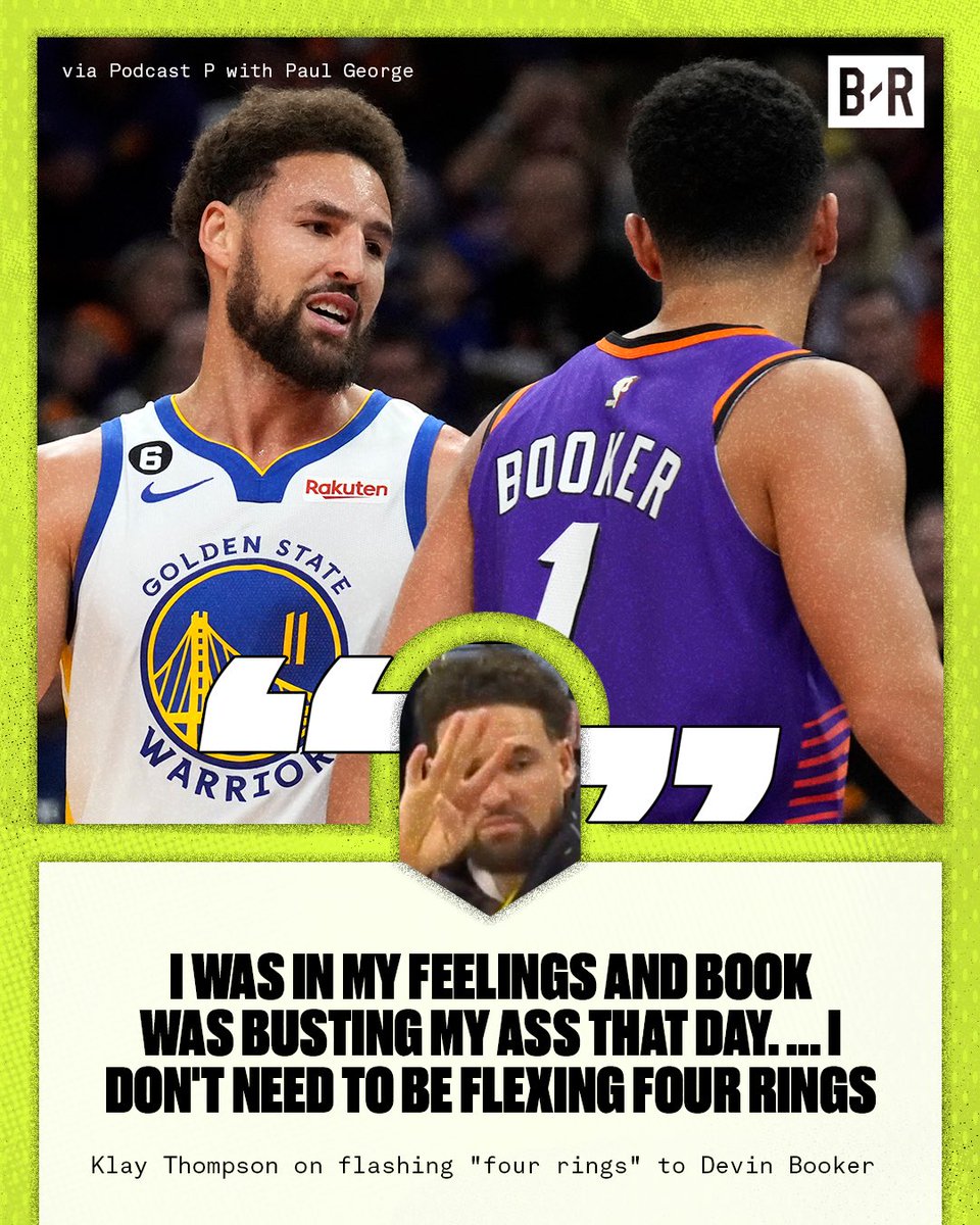 Klay kept it real 🤷‍♂️💯 

(via <a href="/PodcastPShow/">Podcast P with Paul George</a>)