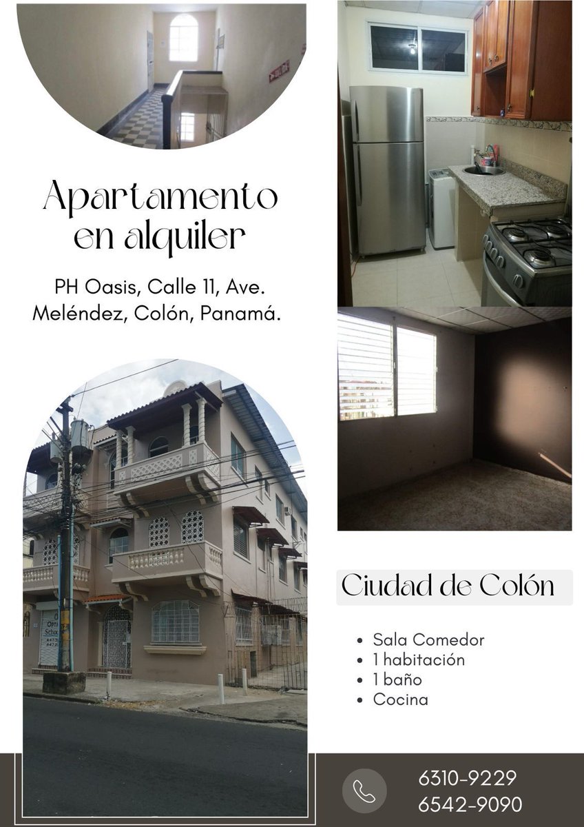 adielarch's tweet photo. Apartamento en alquiler sin amoblar #alquiler #colon #zonalibre https://t.co/VIaNAA0CoD
