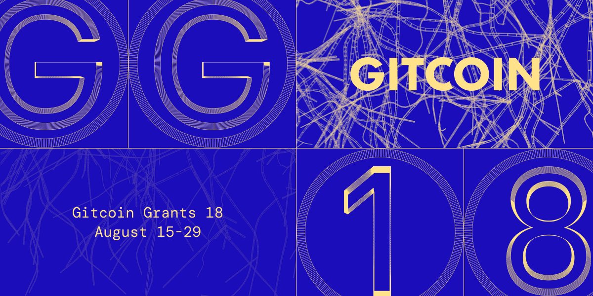 gitcoin's tweet photo. Gitcoin Grants 18 is just 8 days away! 🎉

TL;DR on #GG18:
- $1M matching funds for Core Rounds
- 4 Core Rounds
- Community-led Featured Rounds
- Applications are open until the 15th, with an early bird deadline of midnight UTC on 11th (which guarantees you a review before the round goes live!)
- Since the Gitcoin Passport scores reset after 90 days, be sure to refresh by re-collecting your stamps before the GG18 starts on August 15th: https://t.co/uwAFdRb3ry. Note: you will need a score of a minimum of 20 to be eligible for matching.
- GG18 will be on Optimism besides the Core Ethereum Infrastructure round, which will be on PGN. Featured Round program managers have the option to choose which network they would like to run on.
- GG18 starts at 12:00 UTC on Aug 15th, 2023
- GG18 ends at 12:00 UTC on Aug 29th, 2023

Important links:
- Visit https://t.co/zWXa01gaTm to apply today
- For more #GG18 resources, check out the Grantee Portal: https://t.co/eFlpCLFqpU
- Collect or refresh your stamps on https://t.co/uwAFdRb3ry before the start of the round on August 15th
‍
We’re thrilled to return to our seasonal cadence of Gitcoin Grants, with a number of exciting updates and changes to our platform and processes since our Alpha and Beta rounds, continuing to work towards our permissionless future. Gitcoin Grants 18 (GG18) will run from August 15th, 2023 to August 29th, 2023. We have learned a lot from the initial rounds run on our new decentralized platform, Gitcoin @GrantsStack, and we're happy to announce that amongst other updates for GG18, @GitcoinPassport will have a number of new stamps, the donation flow will include multi-round checkouts and matching estimates, as well as the round will run on L2's.

LEARN MORE: https://t.co/EHOTwgGJbM