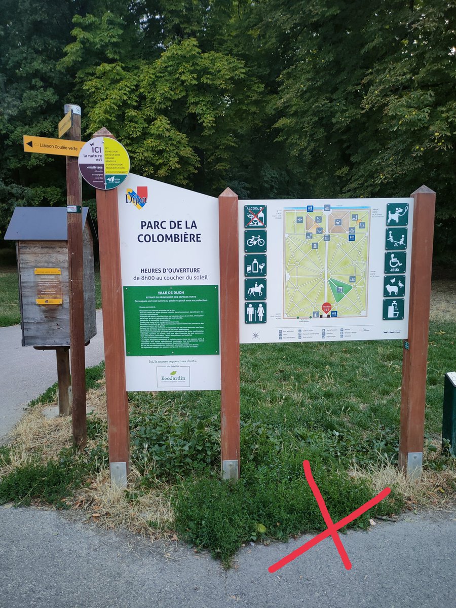 galoyapinpin's tweet photo. Bonne nuit #X 
 suis allez baladés aux parc de là #colombiere magnifique parc à découvrir. https://t.co/BQSoNaAAJd