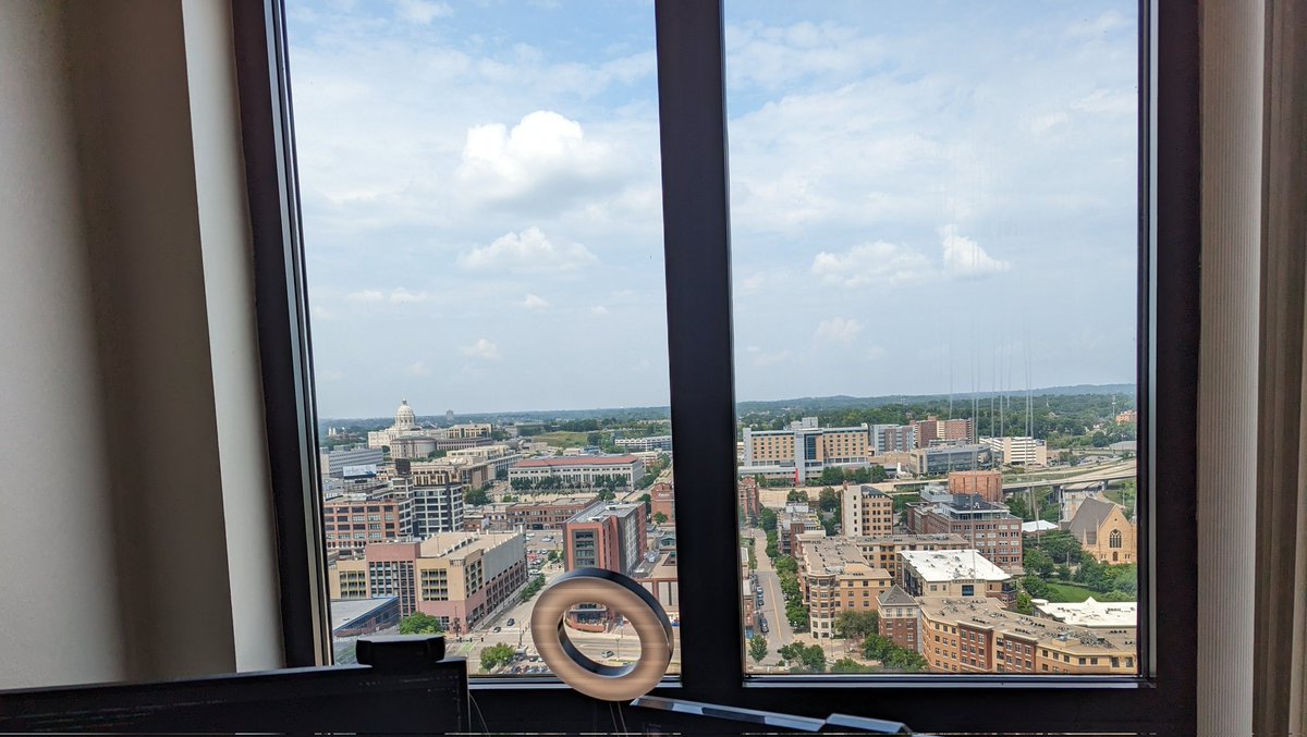 Have finally moved from Texas to St Paul, Minnesota! Got a lovely view from my new place too!