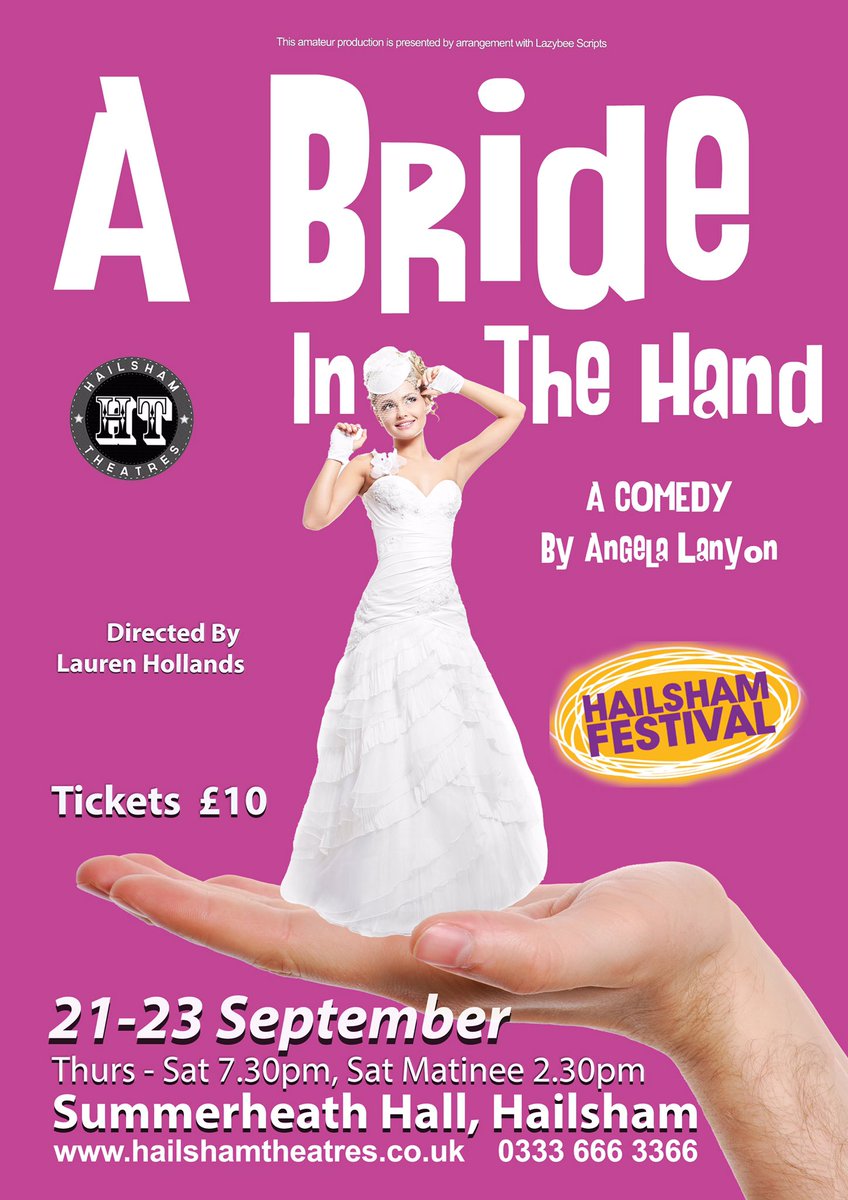 HTheatres's tweet photo. Tickets are now on sale for our next comedy 21-23 Sept stage as part of  @HailshmFestival  link in bio #hailsham #comedy #Play #whatsoninsussex #theatre #x https://t.co/Ghn3T2rb4v