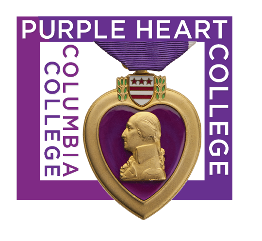 CC celebrates #PurpleHeartDay &amp; is proud to be a Purple Heart College. We honor those who selflessly served our great nation &amp; were wounded or paid the ultimate sacrifice in battle, including CC’s current President &amp; Vietnam Veteran Lt. Col. Ret. USA, Dr. David Russell.

#WeAreCC