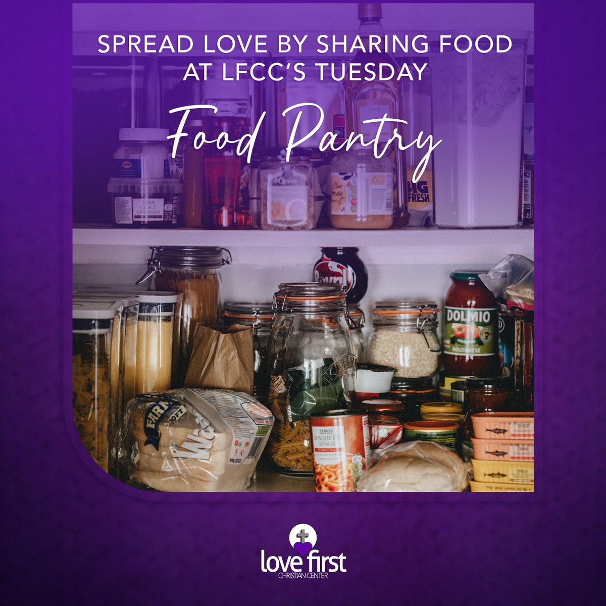 wearelovefirst's tweet photo. Join us every Tuesday, 10 am - 1 pm at Riverview Campus (12847 Balm Riverview Road, Riverview, FL 33579) as we share groceries with those in need. Let's fight food insecurity together. Spread the word! 

#LFCC #FeedOurCommunity #FoodBank #EndHunger #CommunityOutreach https://t.co/rfDcFgtM18