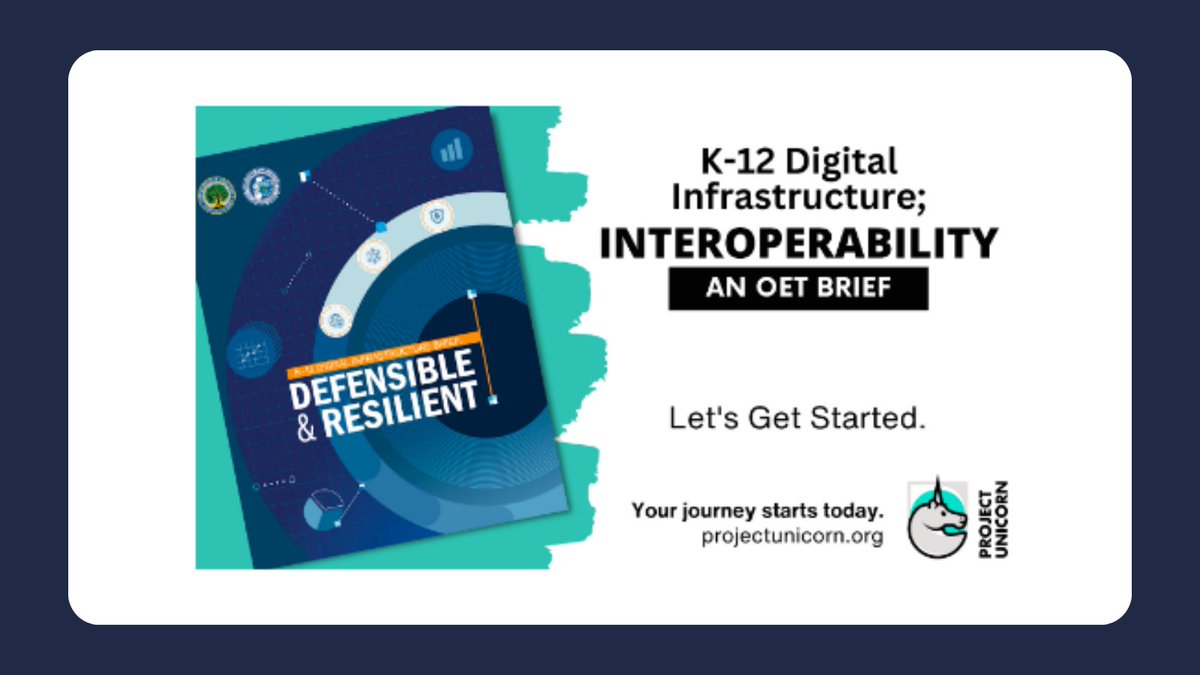 getactionaly's tweet photo. Sharing this moment with @projunicorn today as @OfficeofEdTech @CISAgov and @WhiteHouse release the Infrastructure Briefs highlighting the role of #interoperability in cybersecurity. #BTSCyberSmart
https://t.co/bv9ZJAICMZ https://t.co/5UsfHecF2t