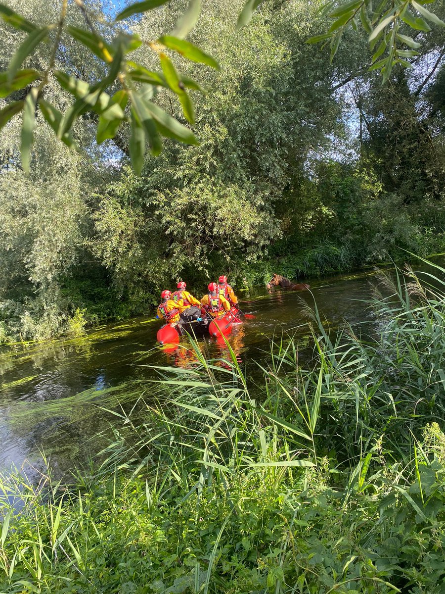📟🔥FIRE CALL🔥📟

Type-Animal rescue 
Date-07/04/23
Time-1626pm
Address-little Ouse river,Riverside way, Brandon 

🚒1xBrandon
🚒1xMildenhall 
🚒2xBury st edmunds 
 
Crews arrived to a horse distressed in the river. Crews rescued 1x male horse who is now happily back home.