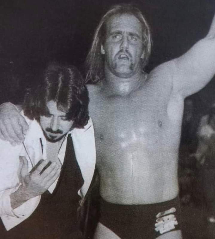 @HulkHogan With @RealJimmyHart Memphis 1981.