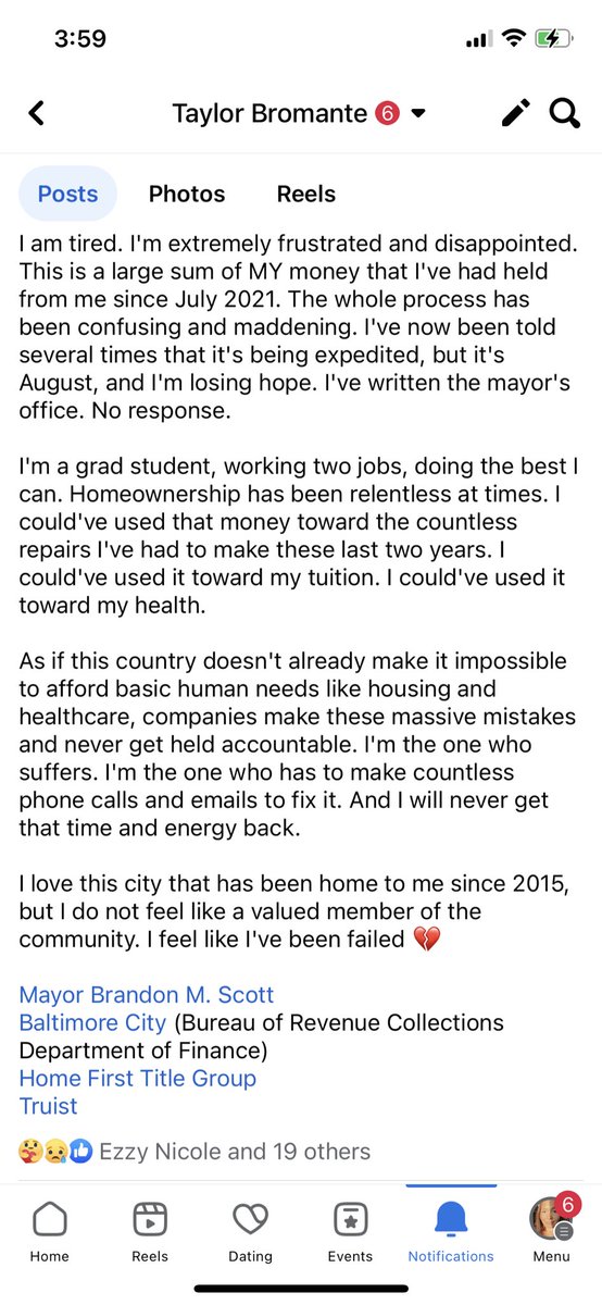 ranchblessingz's tweet photo. How it feels being a first time homeowner in Baltimore City 
@MayorBMScott @TruistNews @HomeFirstTitle @wbaltv11 @CityofBaltimore @baltimoresun @BaltimoreBanner @Baltimoremag @wjz https://t.co/4x3bhXcTvo