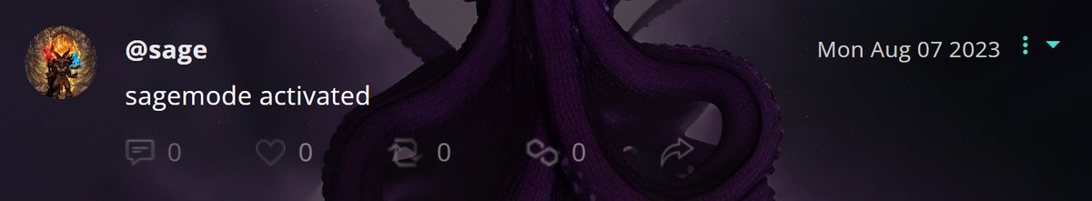 first 5 new members that reply with #sagemode on the post below (on kuthulu.xyz NOT here) will win and be airdropped a wicked warlock NFT.

may the odds be ever in your favor.

#KULTISH