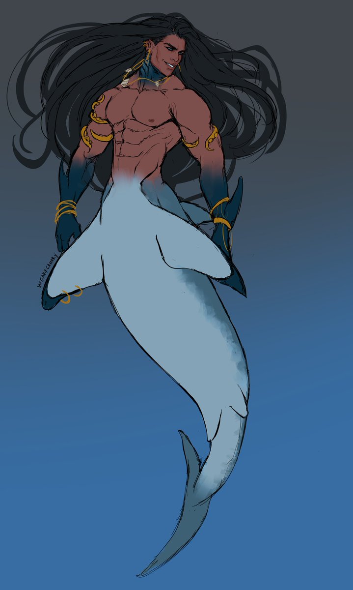 IM ALIVE. Shark boy commission