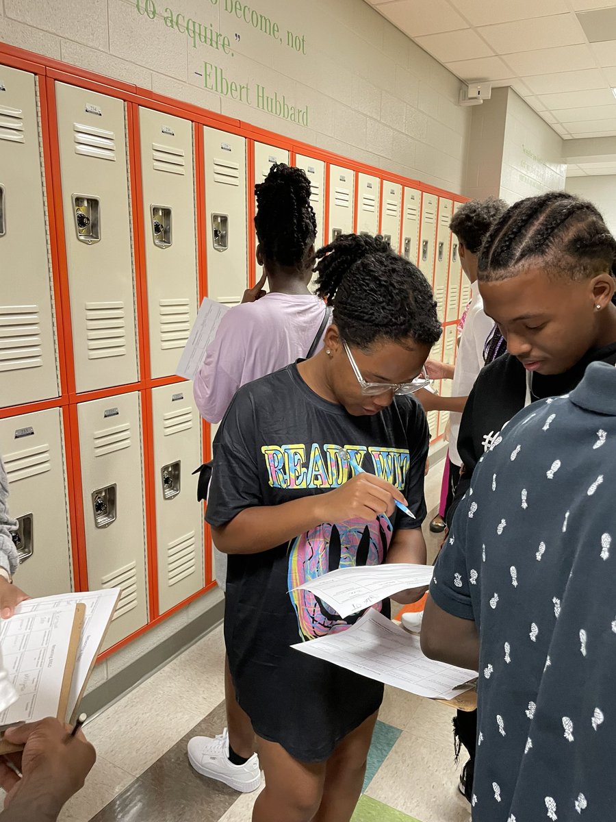 TEaton2000's tweet photo. Day 1 at FSCCA Students participate in Networking exercise! @FCSCTAE @FultonCoSchools #Employabilityskills https://t.co/fhFbsgjJ5S
