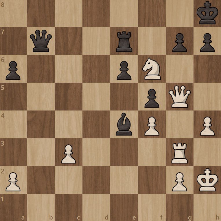 AMKazarian's tweet photo. 🧩 White to play: mate in 2 moves!

Can you find this brilliant checkmate? 🤩 https://t.co/PE8xaC6gKg