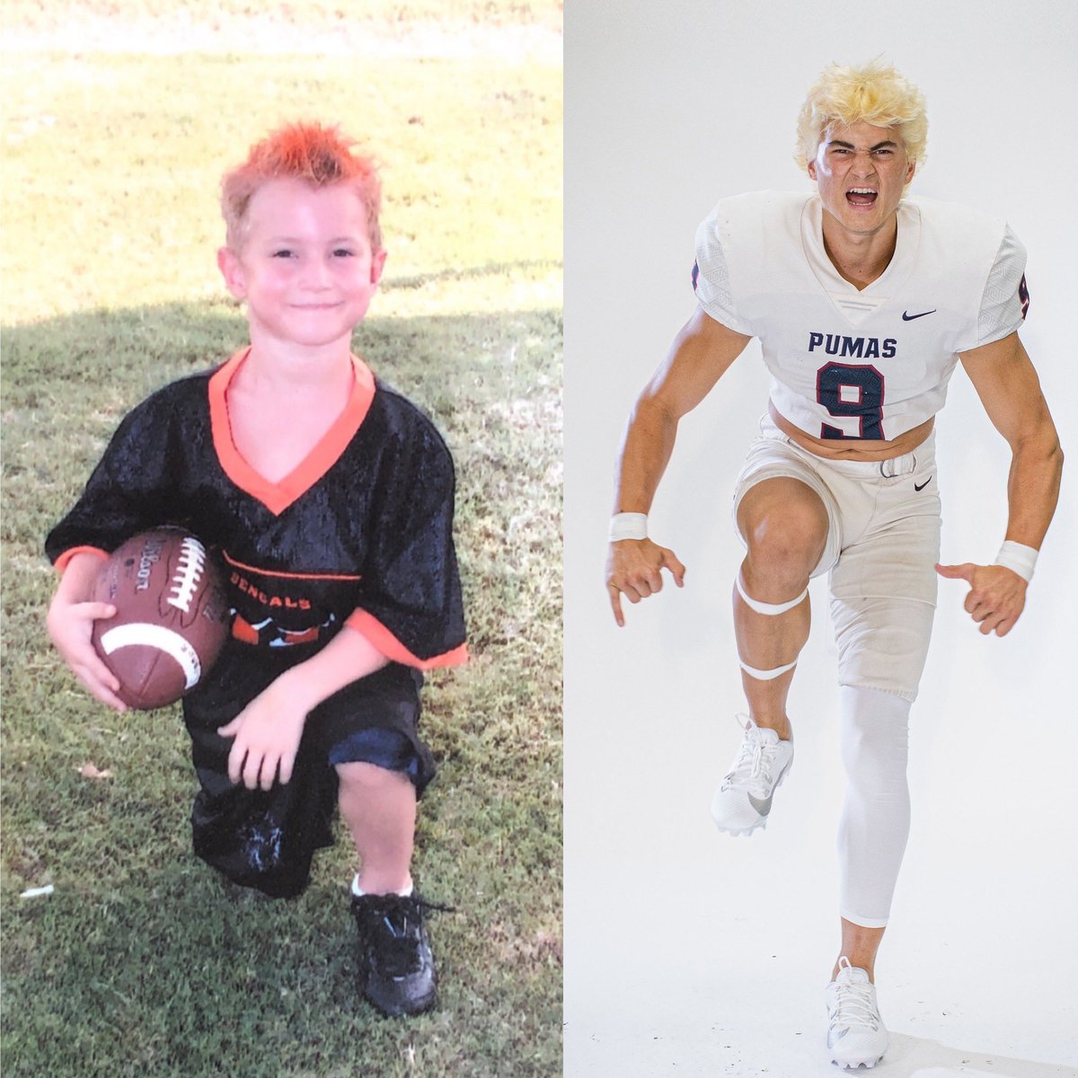 perrypumas's tweet photo. From Youth Sports to Varsity Football as a Perry Puma! #Seniors #Class2024 #Hatch4 #Phelps65 #Pinckard8 #Lee9 https://t.co/S3SZOY7wNR