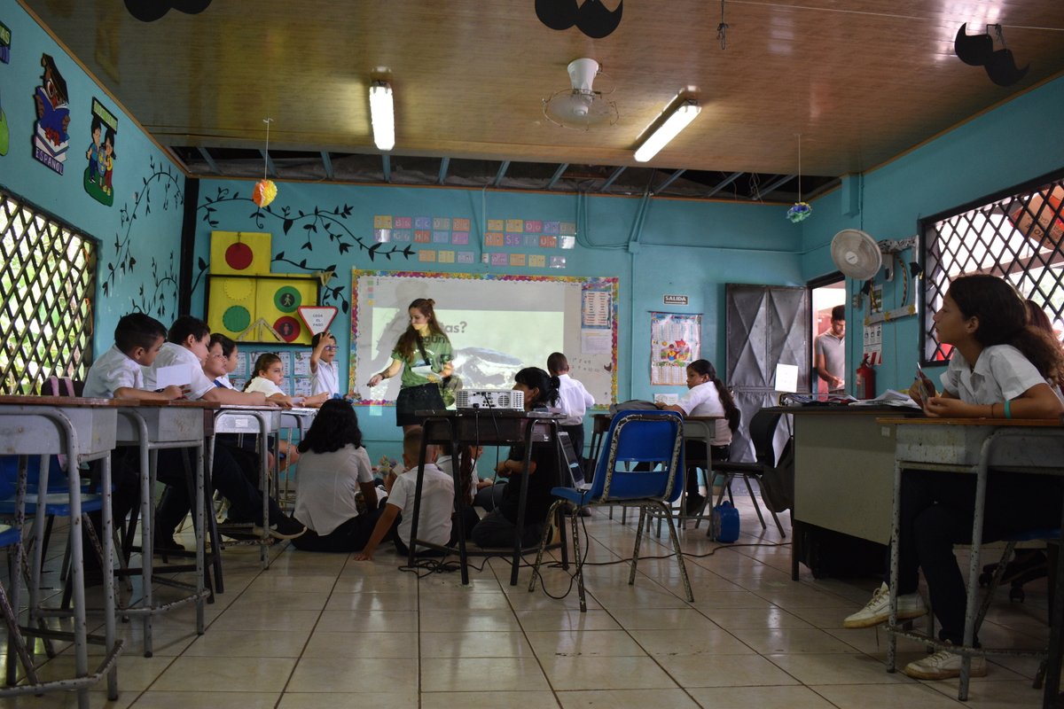 osaconservation's tweet photo. While our #conservation efforts are centered in #CostaRica's South Pacific, our impact reaches far. We recently visited Central Pacific Coast schools to discuss #seaturtle #conservation. Thanks to The State of the World’s Sea Turtles &amp; the @OceanicSociety for their support! https://t.co/1XLGb6UDn1