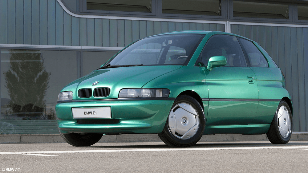 Saving_Volt's tweet photo. Im Jahr 1991 stellte #BMW mit dem E1 auf der IAA in Frankfurt ein voll funktionsfähiges Konzeptfahrzeug mit reinem Elektroantrieb vor. 

Lust auf ein paar Details? Dann hier entlang: https://t.co/TRmw4ovFMv 

#Elektromobilität https://t.co/EpZoiOOfqO