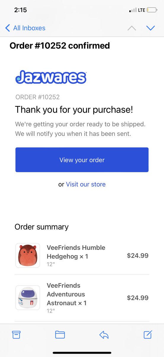 801urge's tweet photo. Order placed @garyvee were so excited to get them. We’ll add them to the squishfam @veefriends https://t.co/c6LJ2oQxV9