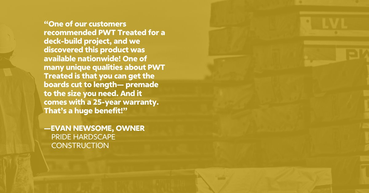 PacificWoodtech's tweet photo. PWT Treated LVL is the only manufactured Treated LVL on the market, offering superior strength and uniformity. 

https://t.co/GytCDJTcIh https://t.co/HWTrv4GoGX
