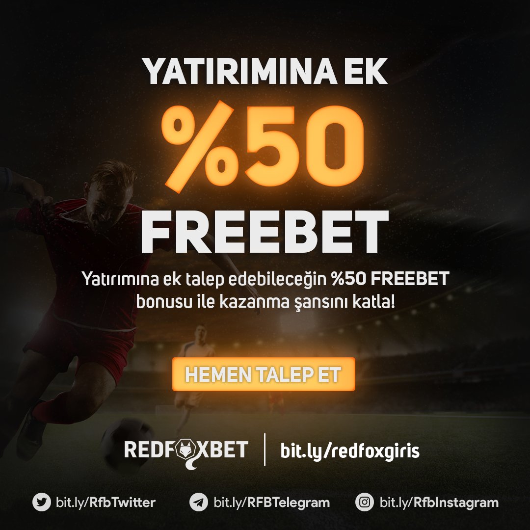 redfoxgiris's tweet photo. 🦊 Yıllardır güvenin kazandıran adresi #Redfox!

🎁 Yatırımınıza #özel %50 #freebet ve daha fazlası #RedfoxCasino'da

📲 7/24 erişim ve #maximum #kazanç için https://t.co/2BV52DOFeR https://t.co/YE7SGjo4mq