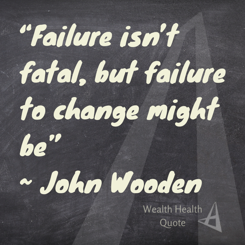 Not to decide, is still a decision and can have consequences.

 #altuswealth #wealthhealth #financialplanning #johnwooden #quote